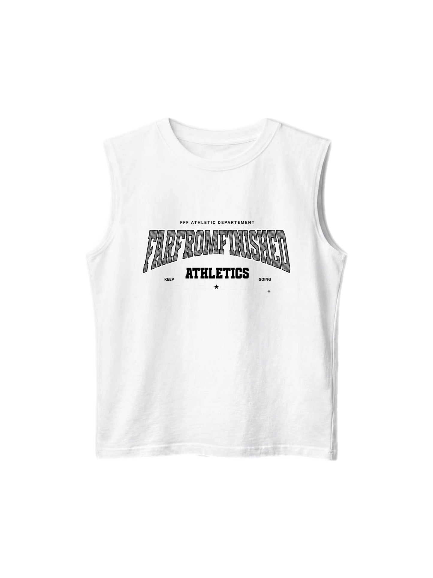 “ATHLETIC DEPT” Cut Off Tee