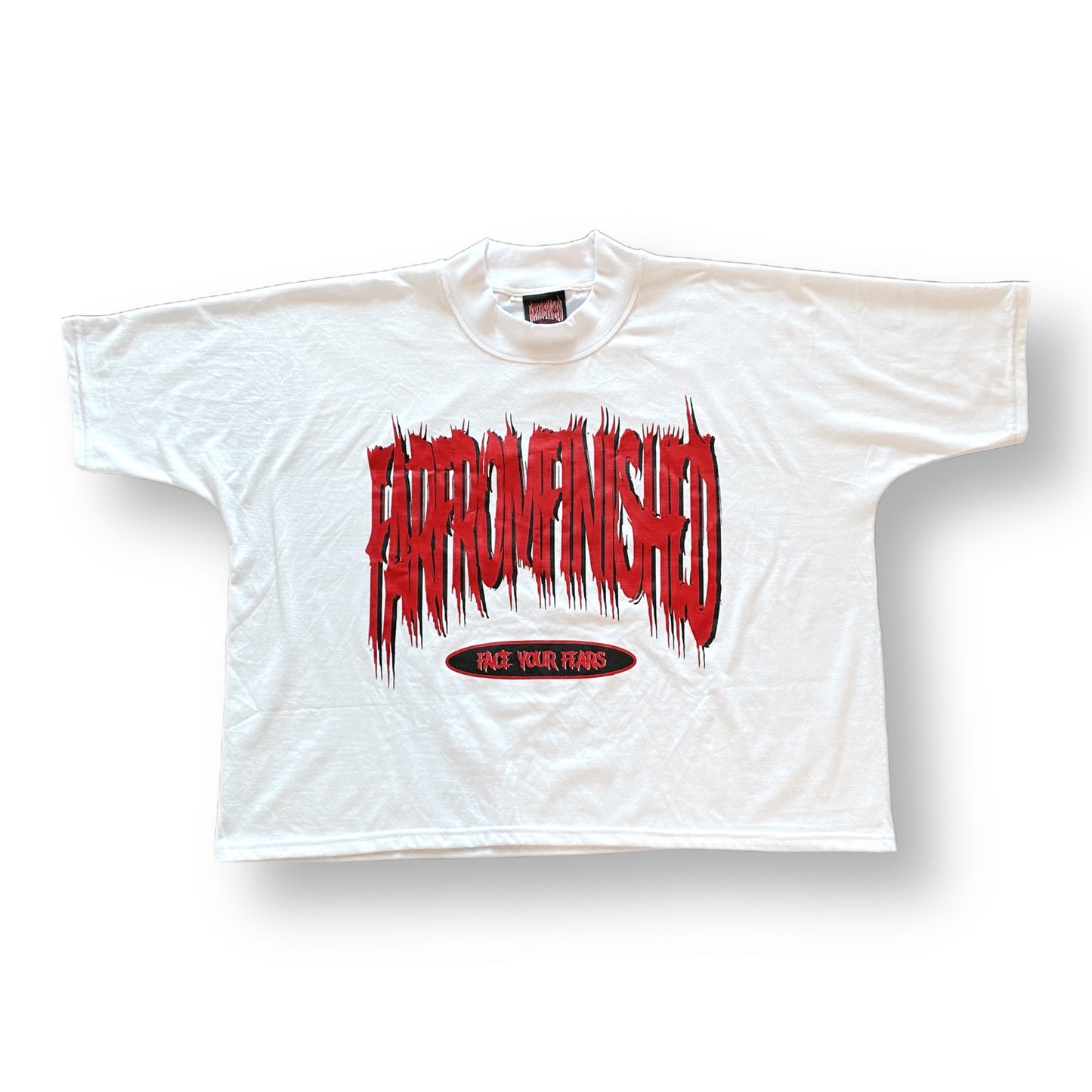 “FACE YOUR FEARS” Seamless Box Tee