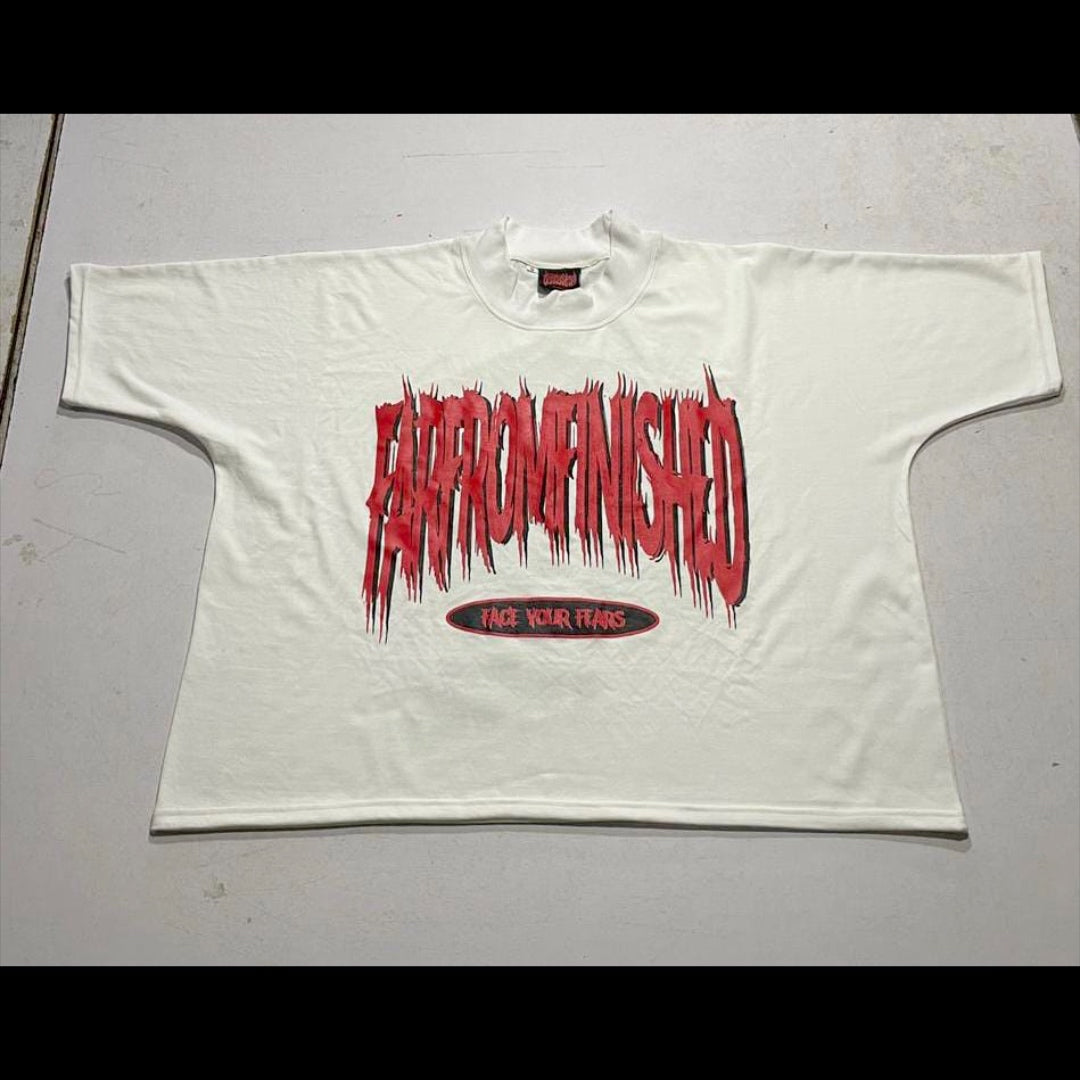 “FACE YOUR FEARS” Seamless Box Tee